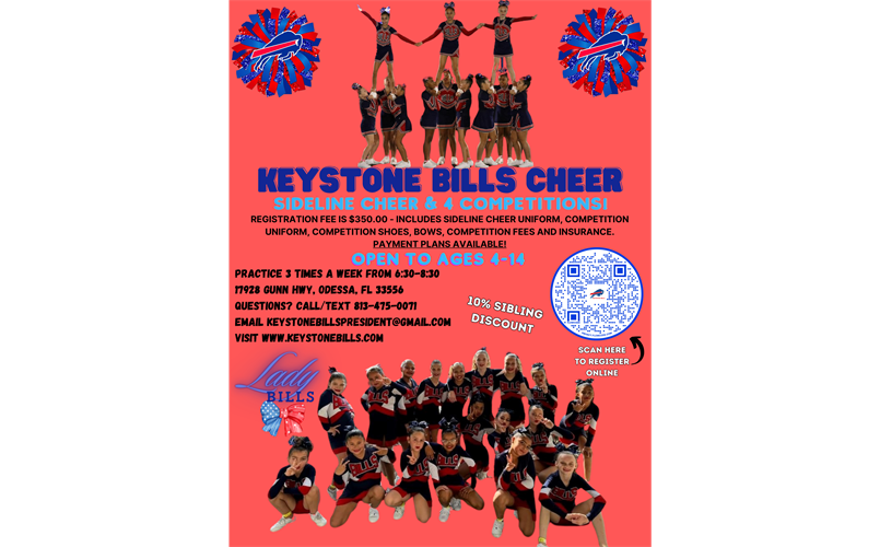 CLICK HERE for: 2024 FALL Cheer Registration